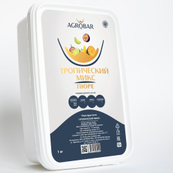 ПЮРЕ АГРОБАР тропический микс 10% сахара Россия, 1 кг