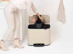 Brabantia Контейнер для сортировки Bo 3х11л Soft Beige