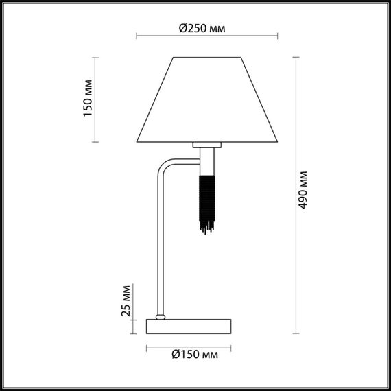 Настольная лампа Lumion Neoclassi Vanessa 4514/1T