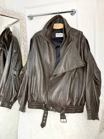 Кожаная куртка Yves Saint Laurent