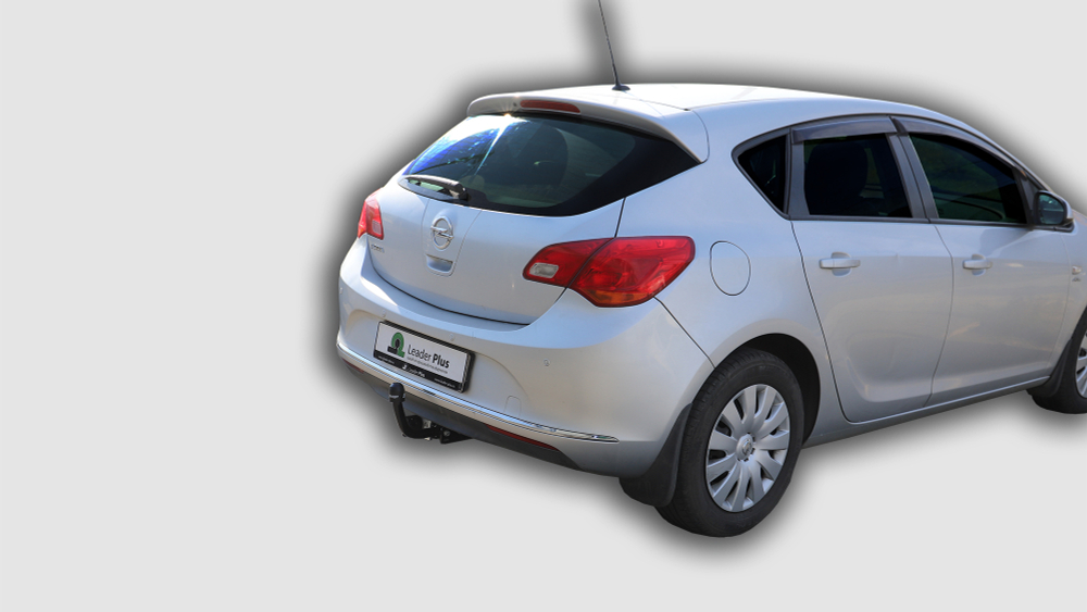Фаркоп(прицепное) Лидер-Плюс для OPEL ASTRA J хетчбек 2009 - 2015 г.в.(паспорт и сертификат в комплекте)(без электрики)O118-A
