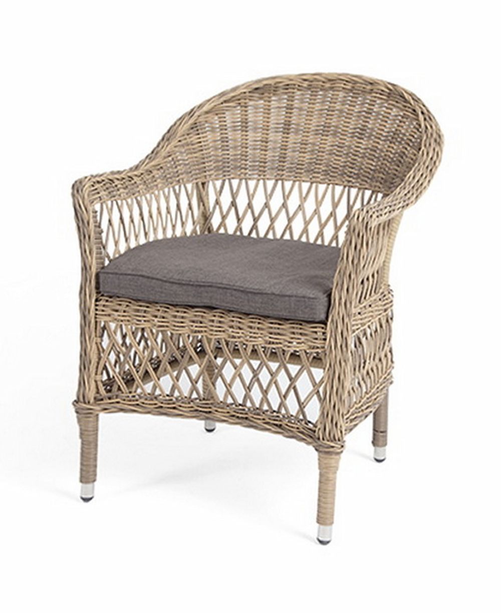 "Сицилия" плетеный стул из искусственного ротанга, цвет соломенный