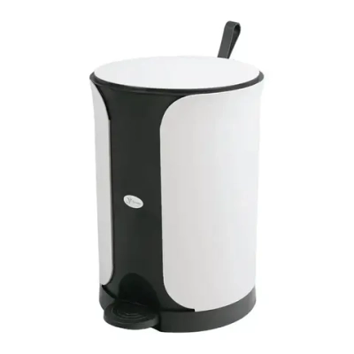 Ведро Sтилъ 7л с педалью темно-зеленый 215х298 мм