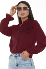 Блуза Модная Люкс (марсала) Diolche