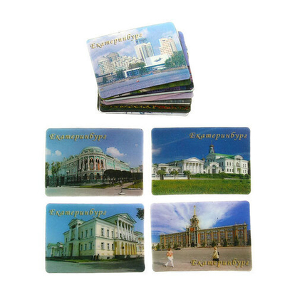 Набор магнитов «Виды Екатеринбурга» 3*7 см (в наборе 22 шт.)