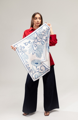 Платок, шелк