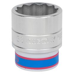 KING TONY (633038M) Головка торцевая стандартная двенадцатигранная 3/4", 38 мм