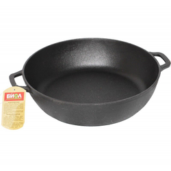Сковорода жаровня чугун без крышки Биол 03261