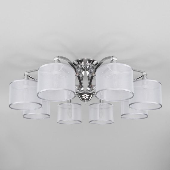 Потолочная люстра Eurosvet Fabiola 60124/8 хром Smart