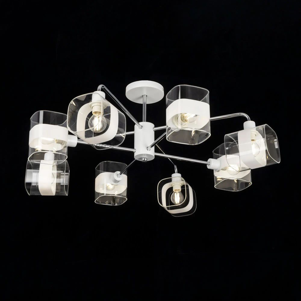 Citilux Бертон CL140180 Люстра потолочная Белая