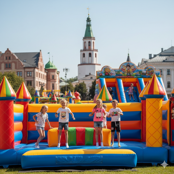 Надувной батут купить в Йошкар-Оле — БатутМастер 🎉