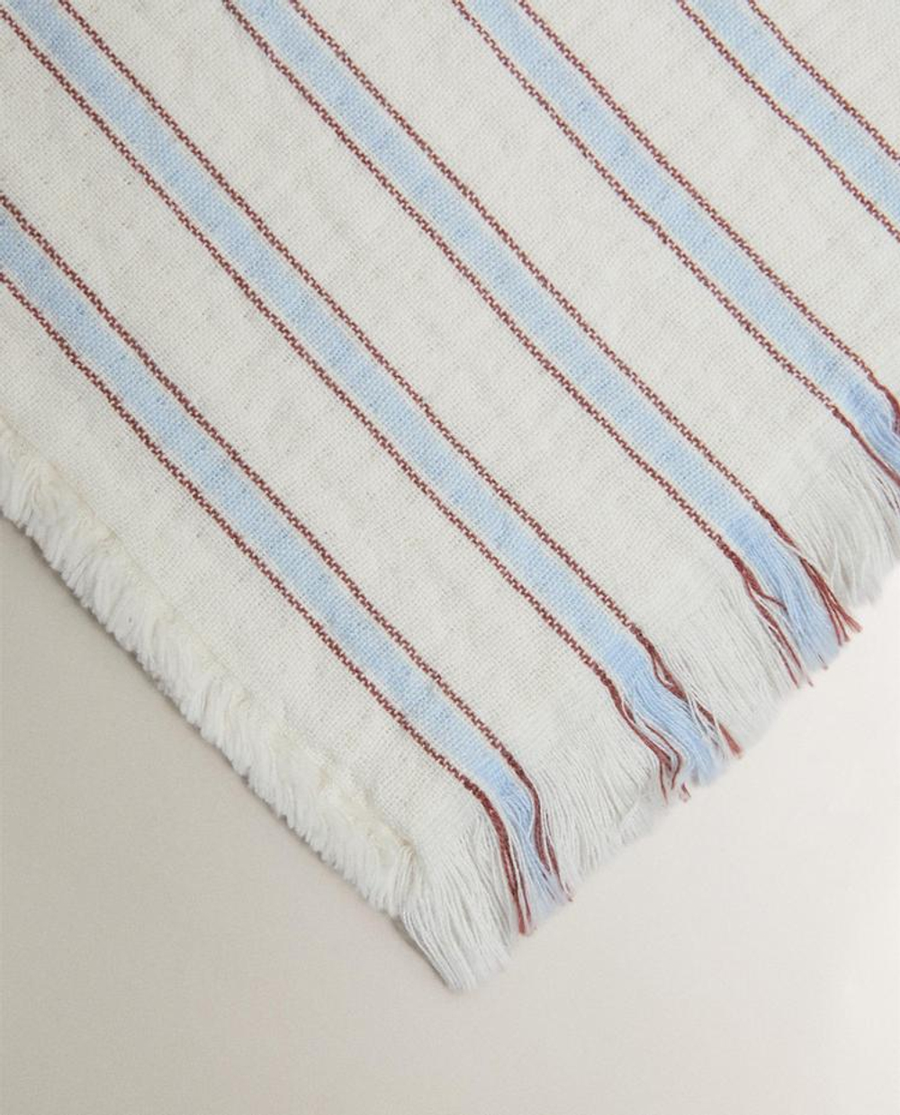 ZARA HOME ДЕТСКИЙ МУСЛИНОВЫЙ ПЛЕД, СИНИЙ