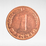 Germany, 1 Pfennig - Bank of German States, 1948, (Stuttgart Mint - "F"), VF