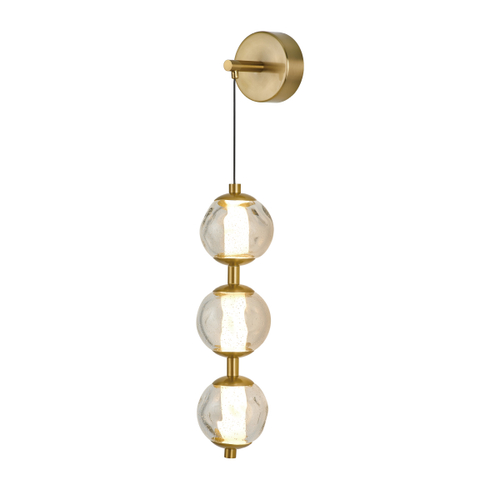 Настенный светильник OB2437 brass/clear