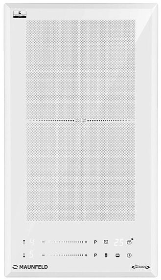 Индукционная стеклокерамич. панель MAUNFELD CVI292S2FWH LUX Inverter