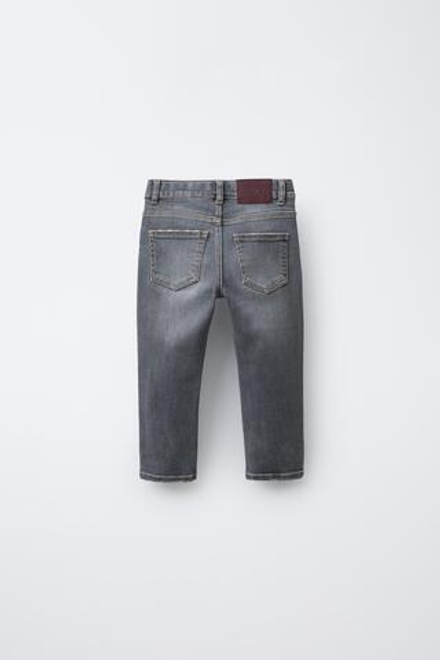 ZARA ДЖИНСЫ СКИННИ, СЕРЫЙ МЕЛАНЖ