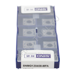 Пластина твердосплавная ISO SNMG120408-MFA APM20E AHNO по нерж.стали,  получистовая