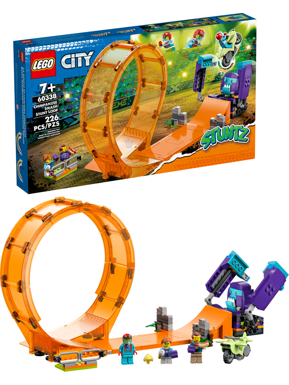 Конструктор LEGO City 60338 Лего "Трюковая петля"