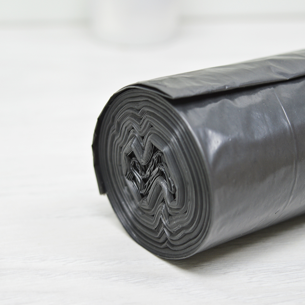 Мешки для мусора 120л 20шт 30мкм ПВД "Стандарт" черные