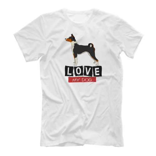 Футболка "Басенджи - люблю мою собаку"