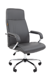 Офисное кресло Chairman CH425 экокожа, серый