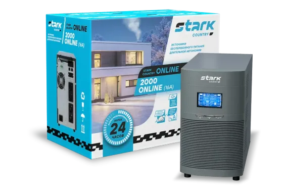 Комплект ИБП SC 2000 online + GPL 12-75 х 4 шт.