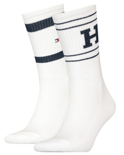 Теннисные носки Tommy Hilfiger Sock Sport Patch 2P - white