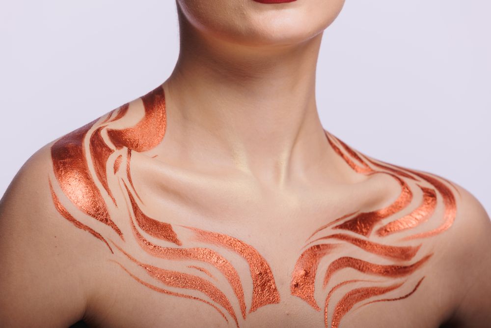 Декоративный гель для лица, волос и тела Color Gel Bronze