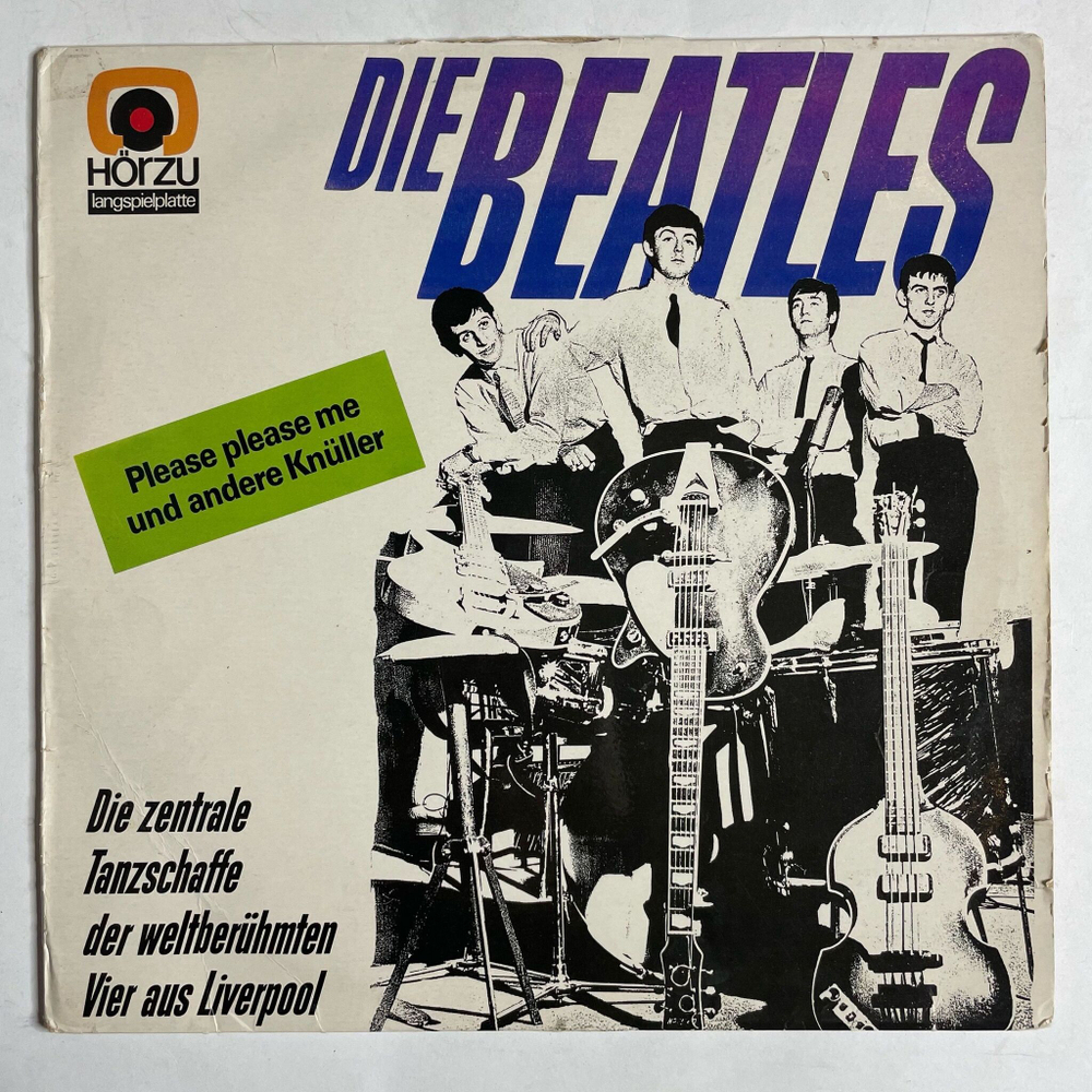 Винтажная виниловая пластинка LP Die Beatles Please Please Me Und Andere Knuller (Germany 1973)