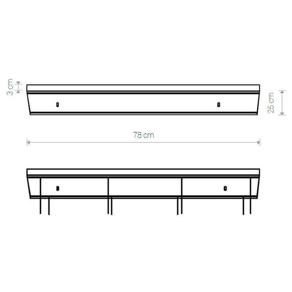 Основание для светильника Nowodvorski Cameleon Canopy C 780 8556