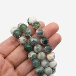 Моховой агат натуральный, шар 10,4мм