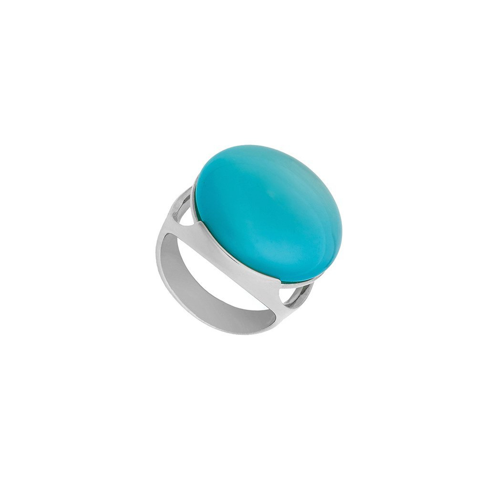 Кольцо Possebon Pearl Blue Sky Agate 18.5 мм K1977.21/18.5 B/S