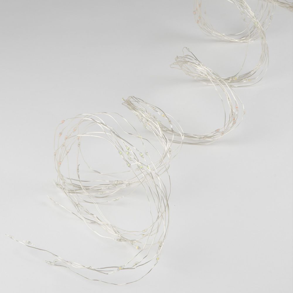 ULD-E0200-200-STA MULTI IP44 Гирлянда светодиодная Лучи росы. 2м. 10 нитей. 200 светодиодов. Разноцветный свет. Провод прозрачный. ТМ Uniel