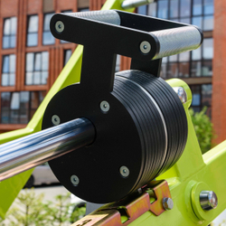 Force-2807 Уличный тренажер Верхняя тяга с переменной нагрузкой ZAVODSPORTA