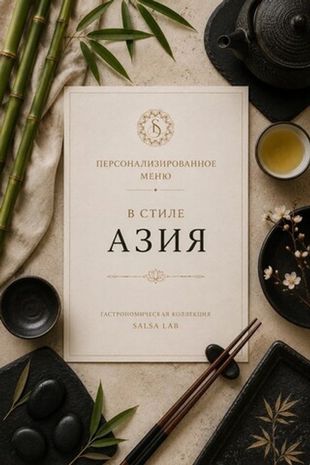 Персонализированное меню "В стиле Азия"