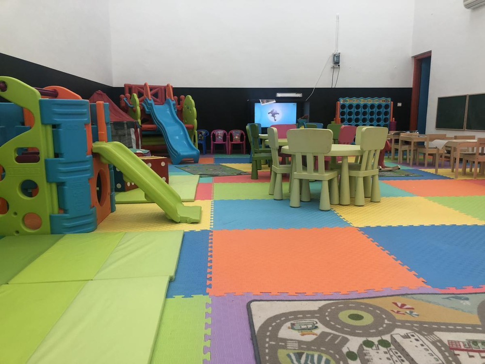 Будо-мат (татами) BABYPUZZ (1 плита 100x100x2,5см, 1кв.м./уп) "Синий"