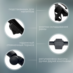 Модульная коляска BubaGO Savella 3в1