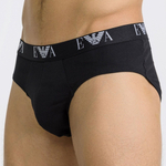 Набор из 3 разноцветных трусов-брифов Emporio Armani (Размер: XL) (Цвет: разноцветный)