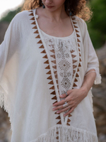 Накидка короткая с бахромой Tribal