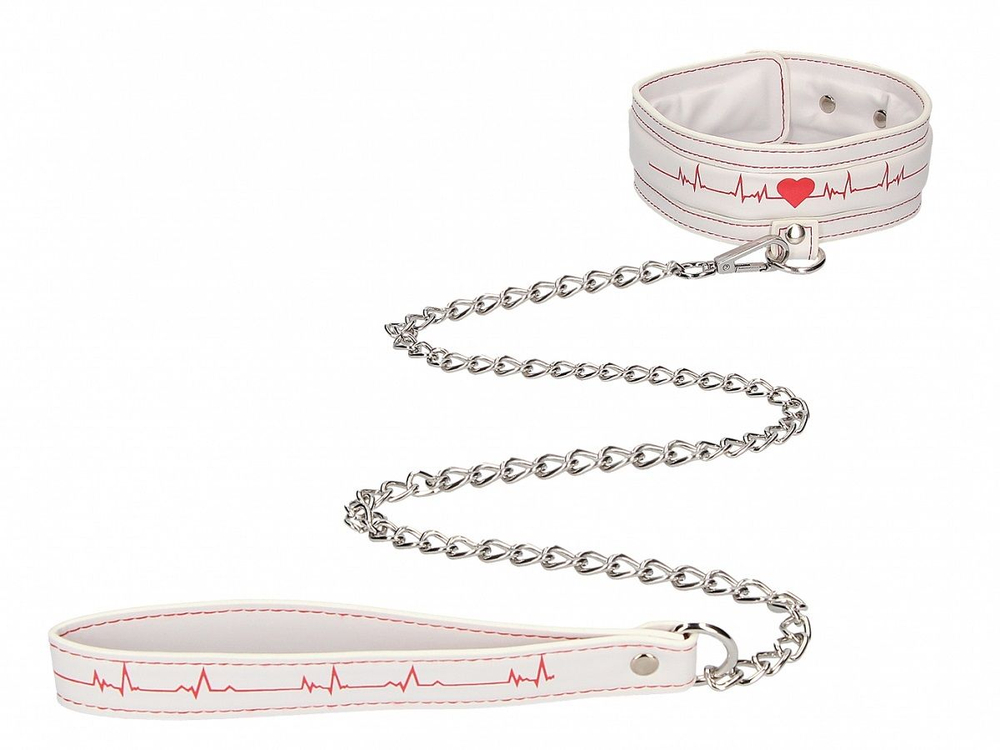 Пикантный BDSM-набор медсестры Nurse Pleasure (Цвет: белый с красным)