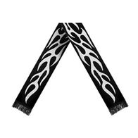 Шарф двусторонний ТАЙНА Трайбл, черный/белый