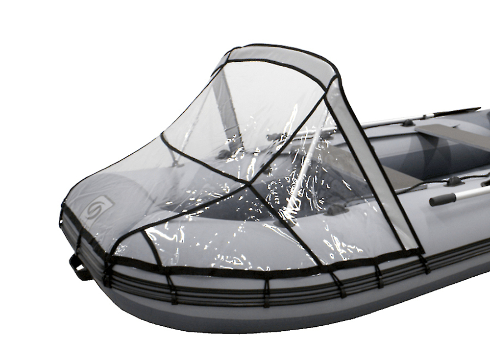 Тент носовой для лодки Фрегат 400 FM Lux (доп. остекление)