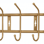 Вешалка настенная 285*180*67 (3 крючка) золотой ВН3/З