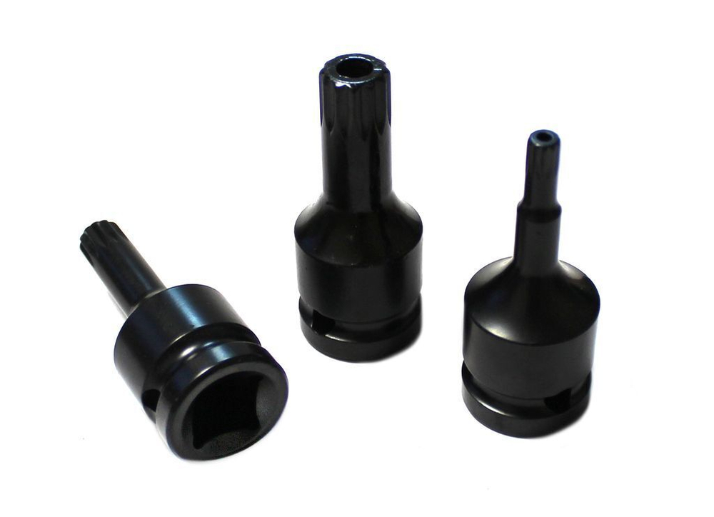 Головка-бита SPLINE ударная M10 с отверстием, 1/2'' Forsage F-24806010T