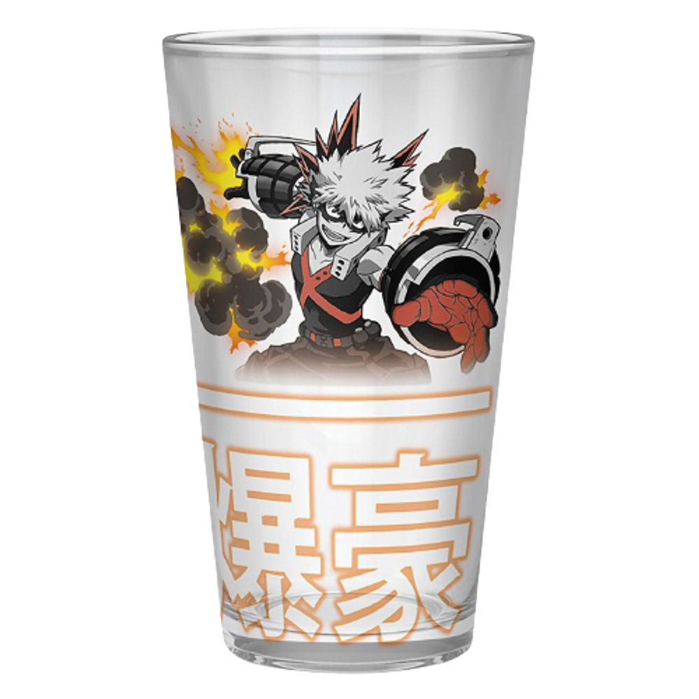 Бокал стеклянный ABYstyle My Hero Academia Large Glass Izuku & Bakugo