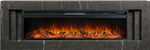 Каминокомплект Line 60 SFT Stone Touch - Серый мрамор с очагом Vision 60 LOG LED