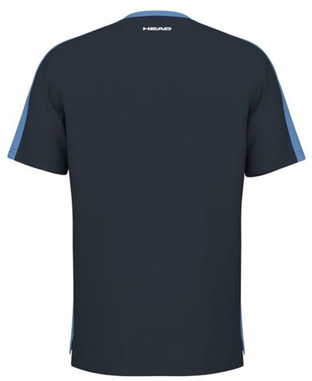 Детская теннисная футболка Head Boys Vision Slice T-Shirt - navy blue