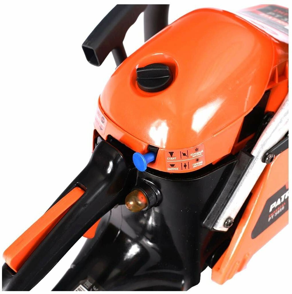 Бензопила PATRIOT "PT 3816", IMPERIAL 2л.с. антивибрация, плавный пуск, шаг цепи 3/8 дюймов
