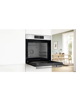 Электрический духовой шкаф Bosch HJG852YW0T, 60 см, 66 л, 8 режимов, гриль, традиционная очистка
