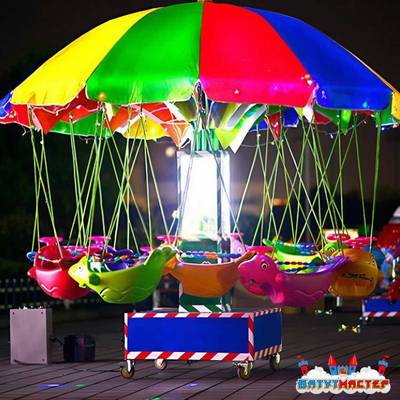 Цепочная карусель «Зонтик счастья», 12 мест, 3×3×2,8 м